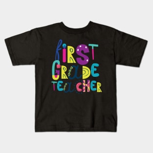 Cute 1st Grade Teacher Gift Idea Back to School Kids T-Shirt